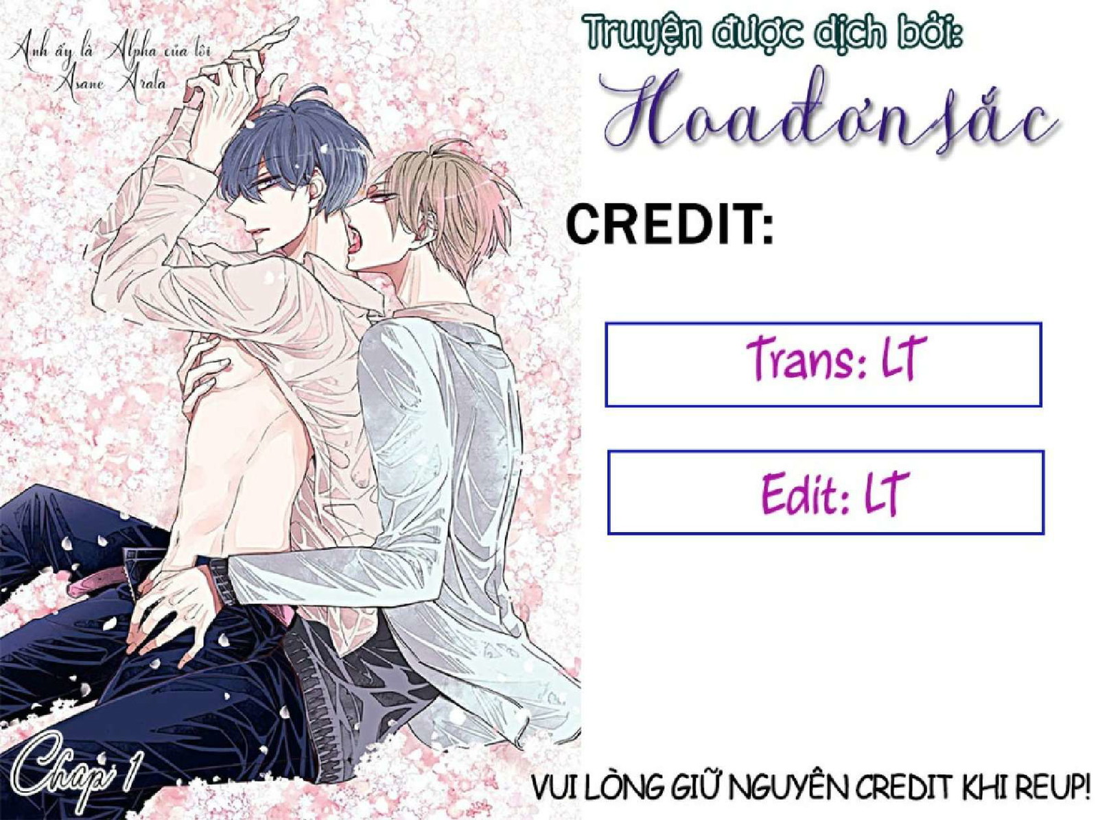 Cậu ấy là Alpha của tôi Chapter 1 - Trang 2