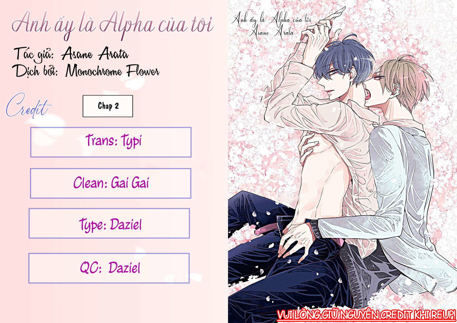 Cậu ấy là Alpha của tôi Chapter 2 - Trang 2